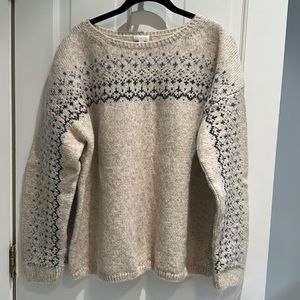 New Garnet Hill alpaca blend sweater